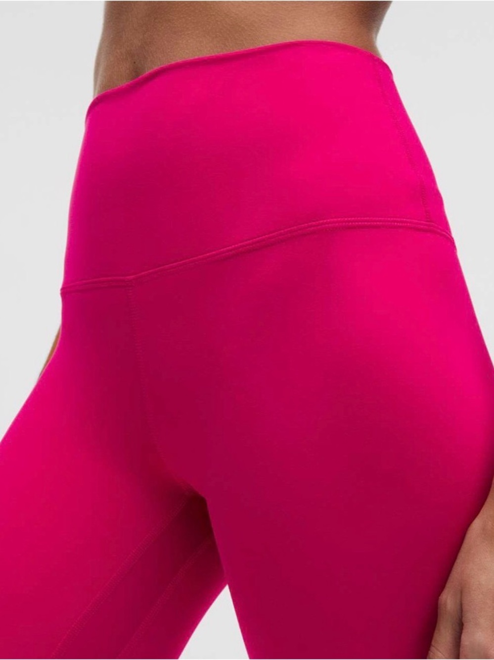 Lululemon Align High-Rise Crop 23"Passionate 10 W6BGKS Nulu Athletic Running - Picture 4 of 13